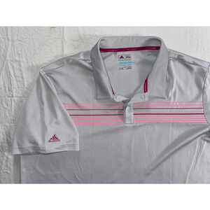 Adidas Climacool Stretch Microfiber Polo Golf Shirt. Men's Size 2XL, EUC!!